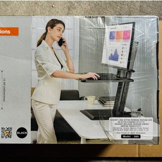 Giá kẹp bàn NB F100A đen (22"- 35") --- 1 Tay đòn cong, xoay tivi 360 độ