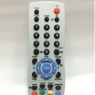 Remote tivi SANYO TV123 -4 nút màu