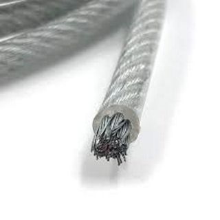 DÂY CÁP THÉP BỌC NHỰA, CÁP LỤA BỌC NHỰA, CÁP MẠ KẼM BỌC NHỰA PVC PHI 4mm ( 4 Ly )