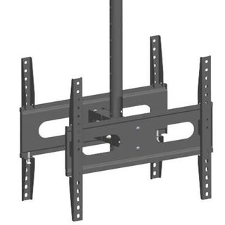 Khung treo thả trần Chánh Phát TT02 (32''- 65'' | MÂM ĐÔI treo 2 tivi cùng lúc ) --- Chiều dài 768-1118mm | Tải trọng 70kg