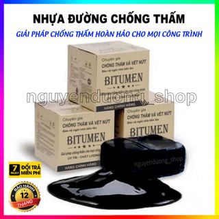 NHỰA ĐƯỜNG CHỐNG THẤM , CHỐNG DỘT 5KG , SỬ LÝ VẾT NỨT , CHÈN KHE CO GIÃN , CHỐNG RỈ , CHỐNG MỐI MỌT