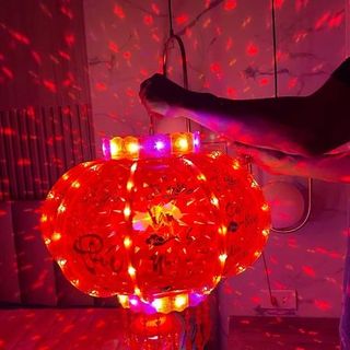 LỒNG ĐÈN LED 3D XOAY 360 #60 - 42CM