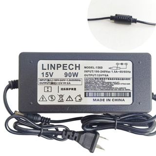 Nguồn 15V/6A Linpech --- chui tròn lớn