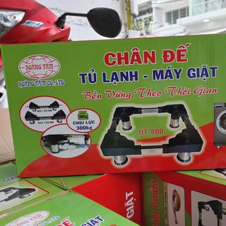 Chân máy giặt tủ lạnh Hoàng Tâm HT800 ( mẫu lớn, loại tốt | 10C/T )