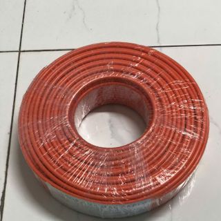 DÂY CÁP 5C RG6 48TIM 100YA, 2 LỚP BẠC (màu cam) Tiêu chuẩn Châu Âu (Cuộn)