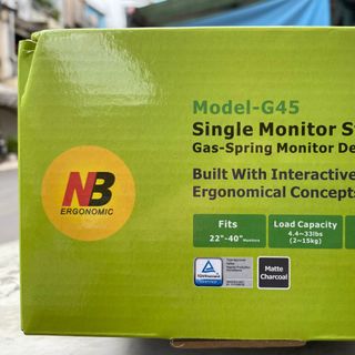 Arm 1 màn hình North Bayou G45 từ 22"-40" | 43x11x16 x 3,9kg