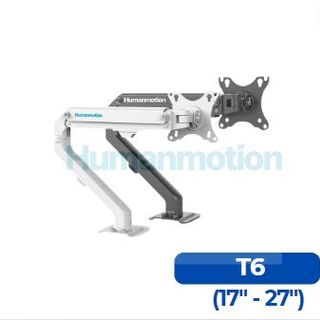 Arm 1 màn hình Humanmotion T6 (Trắng / Đen, 17-27")