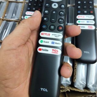 Remote tivi TCL TV145 giọng nói - 3 nút ứng dụng dài