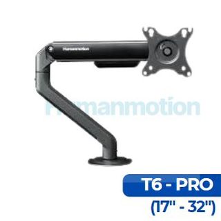 Arm 1 màn hình Humanmotion T6 PRO (Trắng / Đen, 17-32")