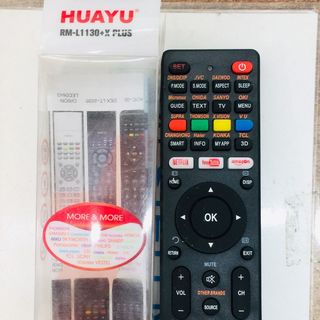 Remote tivi đa năng Huayu RM -L1130+X Plus| Dùng mạng