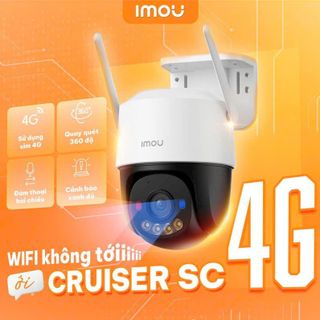 Camera 4G IMOU Cruiser SC IPC-K7FP-5H0TE 5MP Quay quét 360, Đàm thoại 2 chiều