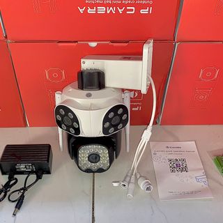 Camera Wifi 8MP Yoosee P26+ 3 mắt 3 khung hình ( App: ICAM365 )