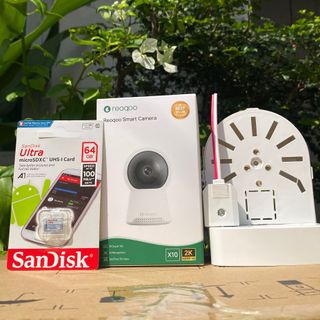 AI Camera Wi-Fi 3MP Reoqoo Smart Camera X10 chuẩn 2K, phát hiện đám cháy bất thường (Mã: XT-X10B | Thùng 20c | Bảo hành 2 năm toàn quốc )