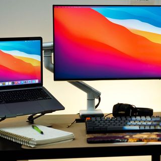 Arm 1 màn hình Humanmotion T7 (Trắng / Đen, 17-27")