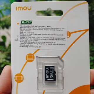 Thẻ nhớ 64GB IMOU chính hãng (72 Tháng | Hộp 20c)