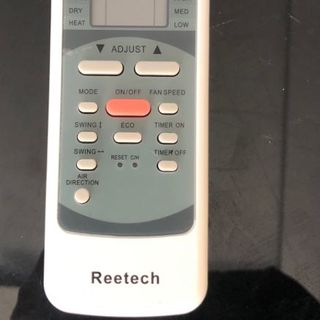 Remote máy lạnh REETECH ML106 - Nền đen