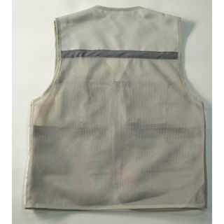 ÁO GHI LÊ 6 TÚI PHẢN QUANG BẢO HỘ LAO ĐỘNG , ÁO KỸ THUẬT , KỸ SƯ, CÔNG NHÂN, MÀU GHI SỮA