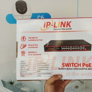 Switch IP-LINK 16 cổng IPL-16POE