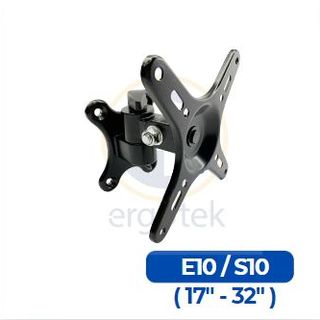 Khung treo tivi XOAY hãng ERGOTEK E10 / S10 ( 17" - 32" ) - Xoay 360 Độ - Trái/phải 180° - Nghiêng tới 120°