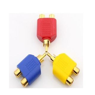 Jack chia AV 1BS - 2BS mạ xi vàng (Tốt) ( Bịch)