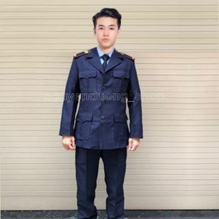 Áo khoác bảo vệ, áo đại cán, áo khoác mùa đông, áo khoác bảo vệ 2 lớp, đồng phục bảo vệ.