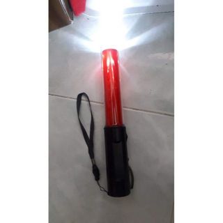 GẬY ĐÈN CHỈ HUY GIAO THÔNG 1 MÀU , GẬY PHÂN LUỒNG GIAO THÔNG CÓ ĐÈN - SỬ DỤNG PIN LOẠI 26CM