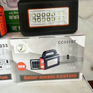 Đèn Pin Năng Lượng Mặt Trời CC032 - Đèn LED Tích Điện & Sạc Dự Phòng