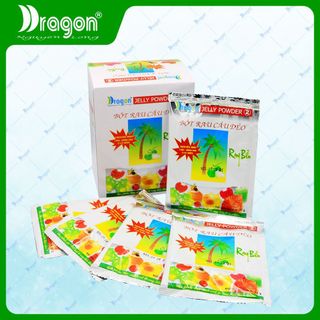 Bột Rau Câu Dẻo DRAGON (11g x 12 gói / hộp)