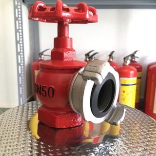 VAN GÓC CHỮA CHÁY D50 , DÙNG CHO KẾT NỐI ĐƯỜNG ỐNG VỚI VÒI CHỮA CHÁY