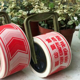 CUỘN BĂNG CẢNH BÁO AN TOÀN, CUÔN RÀO, BĂNG RÀO CÔNG TRÌNH, BĂNG BÁO HIỆU CÔNG TRÌNH