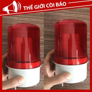 ĐÈN CẢNH BÁO LED 220V CÓ CÒI, ĐỀN CẢNH BÁO CÔNG TRƯỜNG, KHU VỰC NGUY HIỂM