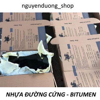 NHỰA ĐƯỜNG CỨNG , KHÔ , NHỰA ĐƯỜNG CHỐNG THẤM , BITUMEN - HỘP 10KG CHỊU NHIỆT CAO