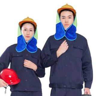 KHĂN CHE NẮNG HÀN QUỐC , KHĂN CHE NẮNG , VÀNH MŨ NÓN CHE NẮNG KẾT HỢP MŨ BẢO HỘ LAO ĐỘNG