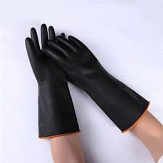 GĂNG TAY CAO SU ĐA NĂNG, GĂNG TAY CHỐNG CHỊU AXIT VÀ KIỀM, GĂNG TAY CHỐNG HÓA CHẤT DÀI 35CM