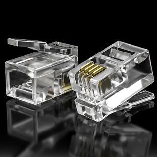 Hạt thoại, Đầu bấm điện thoại Cat3 RJ11 4 Pin PicoLink PN: PL19111