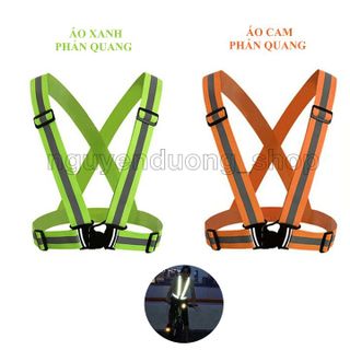 Dây Đai Phản Quang An Toàn , Áo Dây Chun Phản Quang 3M Nam Nữ Đi Phượt/ Đi Xe Máy/ Đạp Xe Đạp