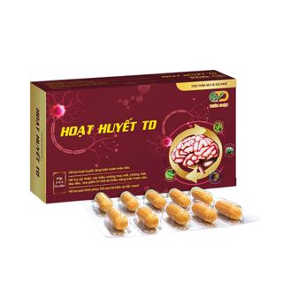 Viên Nang Hoạt Huyết TD - Hỗ Trợ Tiền Đình & Tuần Hoàn Máu (30 Viên)
