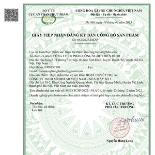 Viên Nang Hoạt Huyết TD - Hỗ Trợ Tiền Đình & Tuần Hoàn Máu (30 Viên)