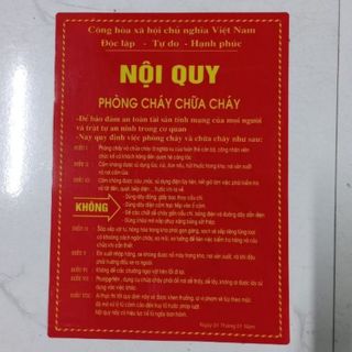 NỘI QUY, TIÊU LỆNH, CẤM THUỐC, CẤM LỬA PCCC, BẢNG NỘI QUY TIÊU LỆNH PHÒNG CHÁY CHỮA CHÁY CHẤT LIỆU MECA , NHỰA