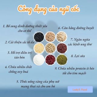 NGŨ CỐC DINH DƯỠNG NHÀ LÀM NGUYÊN CHẤT TÚI 500GR LD006 - LADY'S PASSION