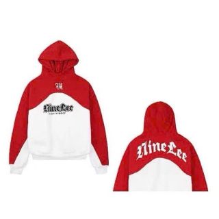 Áo hoodie in LTINE LEE phối 2 màu phong cách chất thun nỉ dày mền mịn form rộng giá sỉ - giá bán buôn