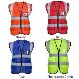 ÁO GHI LÊ 4 TÚI 4 SỌC PHẢN QUANG BẢO HỘ LAO ĐỘNG, ÁO KỸ THUẬT , KỸ SƯ, AN NINH, ÁO GHI LÊ LƯỚI PQ