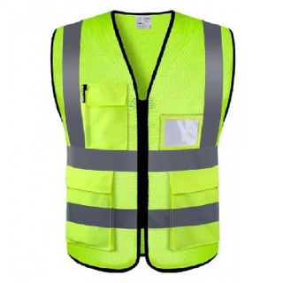 ÁO GHI LÊ 4 TÚI 4 SỌC PHẢN QUANG BẢO HỘ LAO ĐỘNG, ÁO KỸ THUẬT , KỸ SƯ, AN NINH, ÁO GHI LÊ LƯỚI PQ