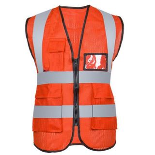 ÁO GHI LÊ 4 TÚI 4 SỌC PHẢN QUANG BẢO HỘ LAO ĐỘNG, ÁO KỸ THUẬT , KỸ SƯ, AN NINH, ÁO GHI LÊ LƯỚI PQ