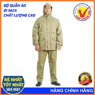 ÁO MƯA BỘ QN MÀU CỎ ÚA VẢI DÙ , BỘ ĐI MƯA , ÁO MƯA ĐI XE ĐẠP , XE MÁY
