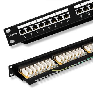 Thanh đấu nối Patch Panel 24 cổng Cat5 STP 1U PicoLink P/N: PL-S1U24 -C5