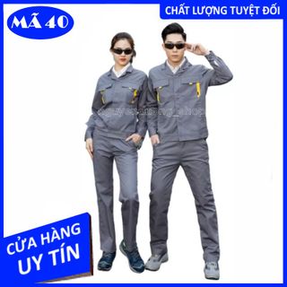 BỘ QUẦN ÁO BẢO HỘ LAO ĐỘNG PHỐI MÀU, TRANG PHỤC, ĐỒNG PHỤC BẢO HỘ LAO ĐỘNG CHẤT LIỆU VẢI 3.1 DẦY DẶN