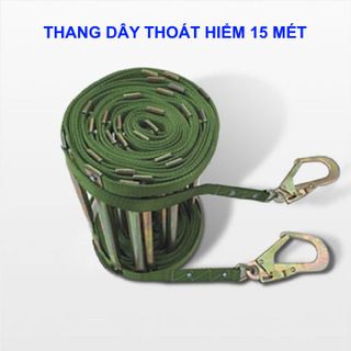 THANG DÂY THOÁT HIỂM HỎA HOẠN , PHÒNG CHÁY CHỮA CHÁY DÀI 5M, 10m, 15m, 20m ,25m, 30m