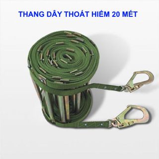 THANG DÂY THOÁT HIỂM HỎA HOẠN , PHÒNG CHÁY CHỮA CHÁY DÀI 5M, 10m, 15m, 20m ,25m, 30m