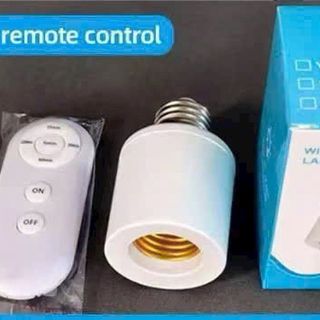 Đui đèn điều khiển từ xa BIA, Ghế chuyển đổi trễ thông minh, Bộ điều khiển công tắc, Miệng vít E27 gia đình, Phòng ngủ đầu giường, 1-220V